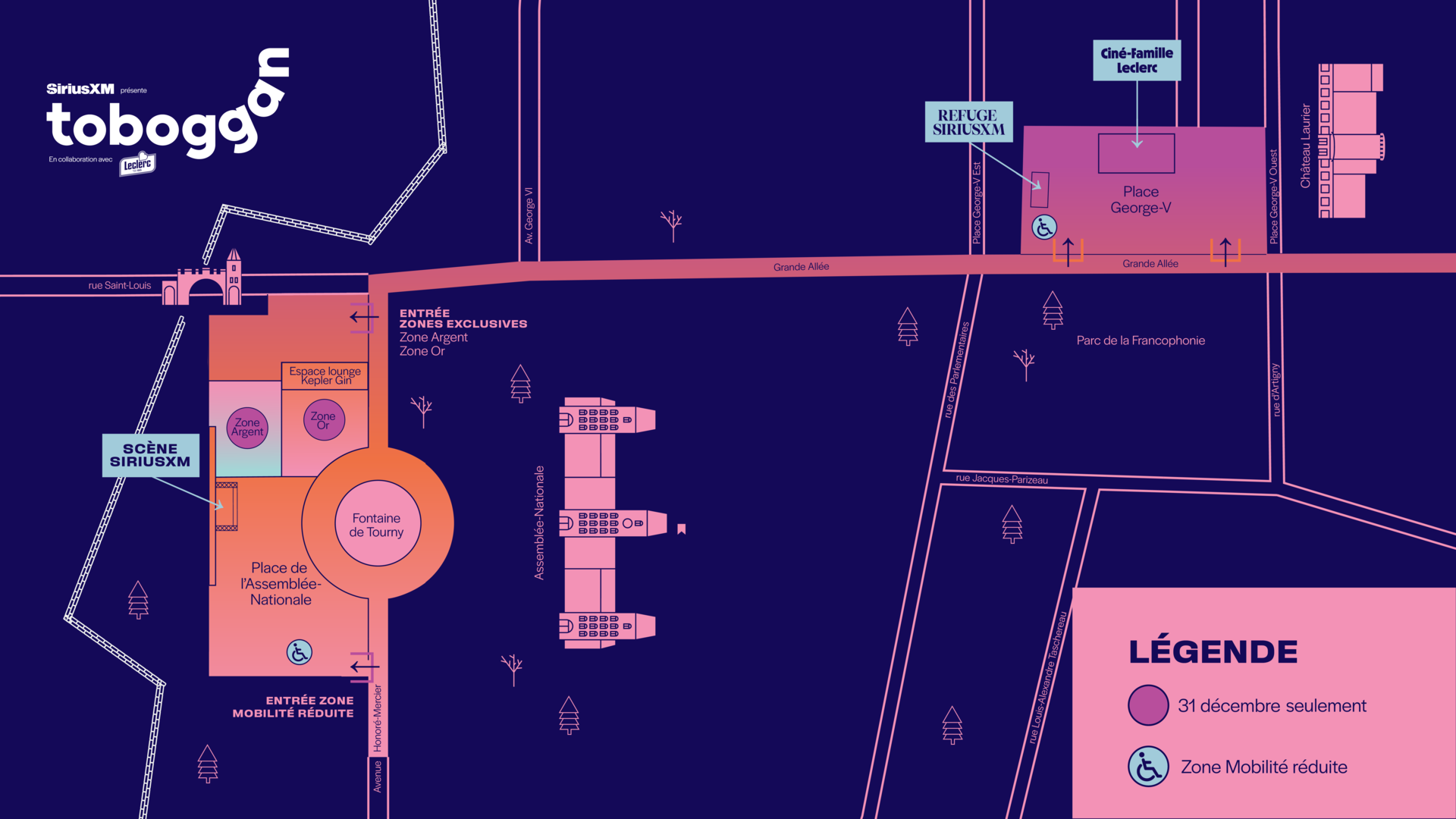 Plan du site - Toboggan 2025